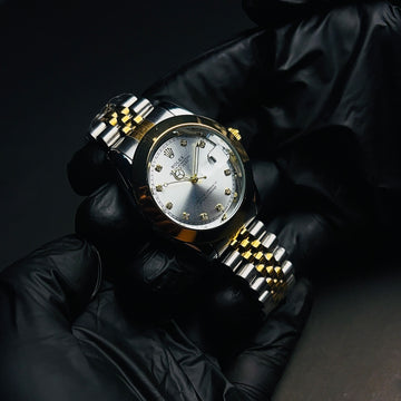 Rolex Oyster Perpetual Datejust - White Dial two tone