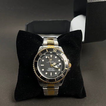 Rolex Submariner Black Dial Two-Tone Gold with Date