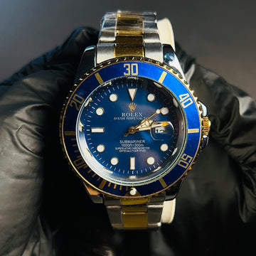 Rolex Submariner Blue Dial Two-Tone Gold with Date