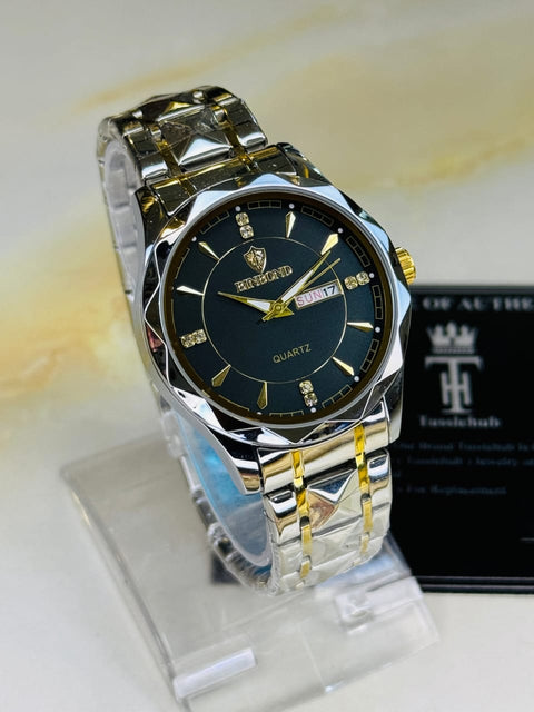 Premium Branded Binbond Watch - Black Dial