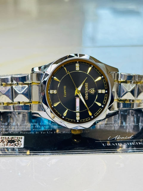 Premium Branded Binbond Watch - Black Dial