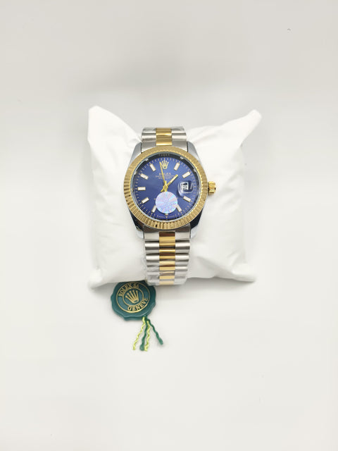 Rolex Stone Dial Men's Watch - With Twotone