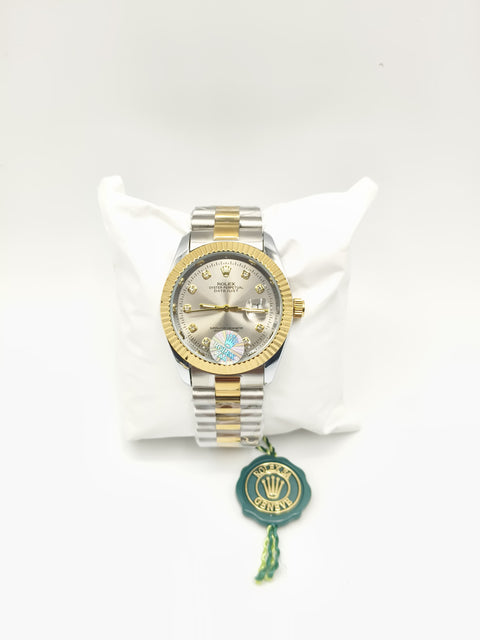 Rolex Stone Dial Men's Watch - With Twotone
