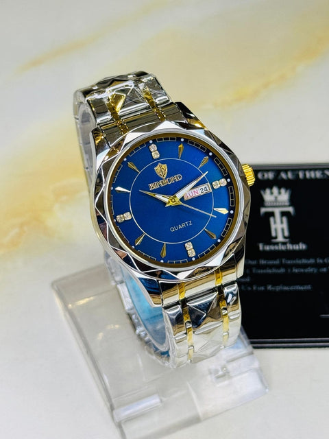 Premium Branded Binbond Watch - Blue Dial